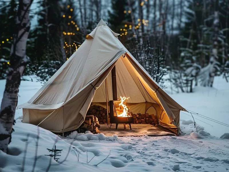 Yhden hengen Canvas-teltta